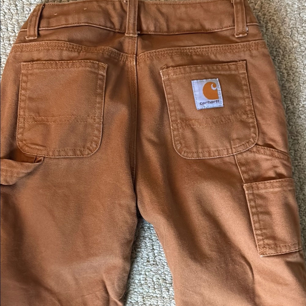 Boys Carhartt Rugged Tan Utility Pants